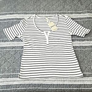 Pact Favorite Rib tee, size medium
